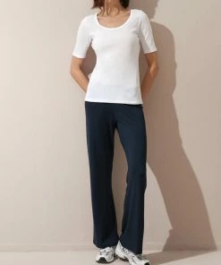 Cadine Rail Pant - Navy Clothing