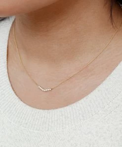 Cadine Garland Necklace - 14kt Solid Gold