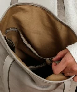 Cadine The Trifecta Bag - Stone Leather Bags