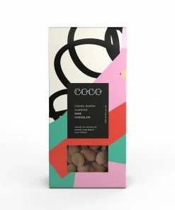 Coco Chocolatier EAT Cocoa Dusted Dark Chocolate Almonds