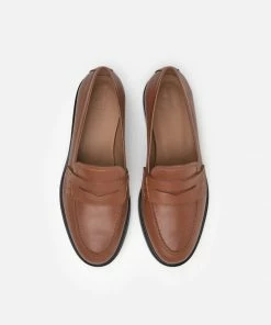 Flattered Footwear Sara Flats - Caramel Leather
