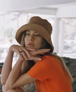 Lack Of Color Wave Bucket Hat - Coffee Terry Clothing