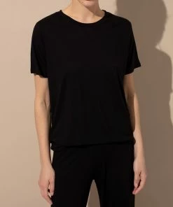 Cadine Cove Tee - Black Clothing