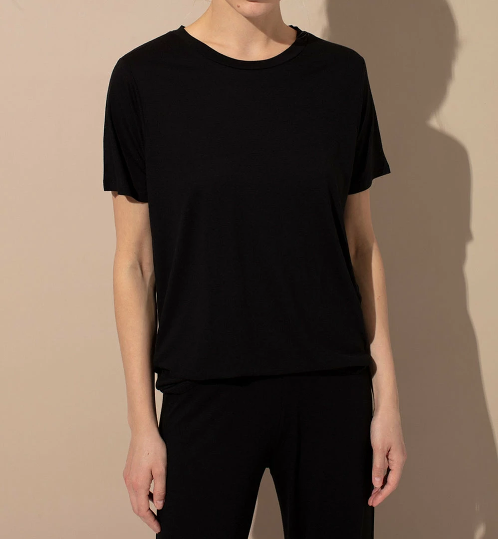 Cadine Cove Tee - Black Clothing 1 Cadine Cove Tee - Black Clothing