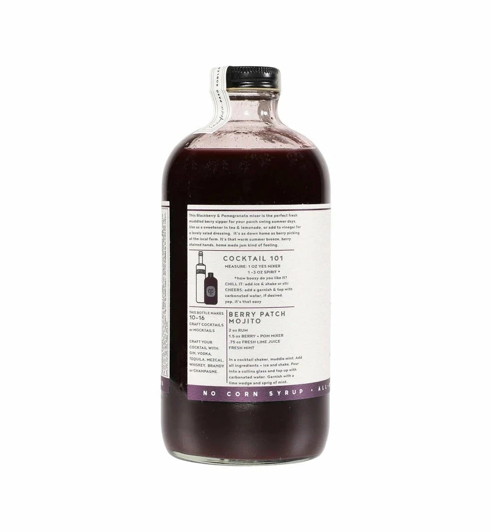 Yes Cocktail Co. Blackberry Pomegranate Cocktail Mixer EAT 6 Yes Cocktail Co. Blackberry Pomegranate Cocktail Mixer EAT
