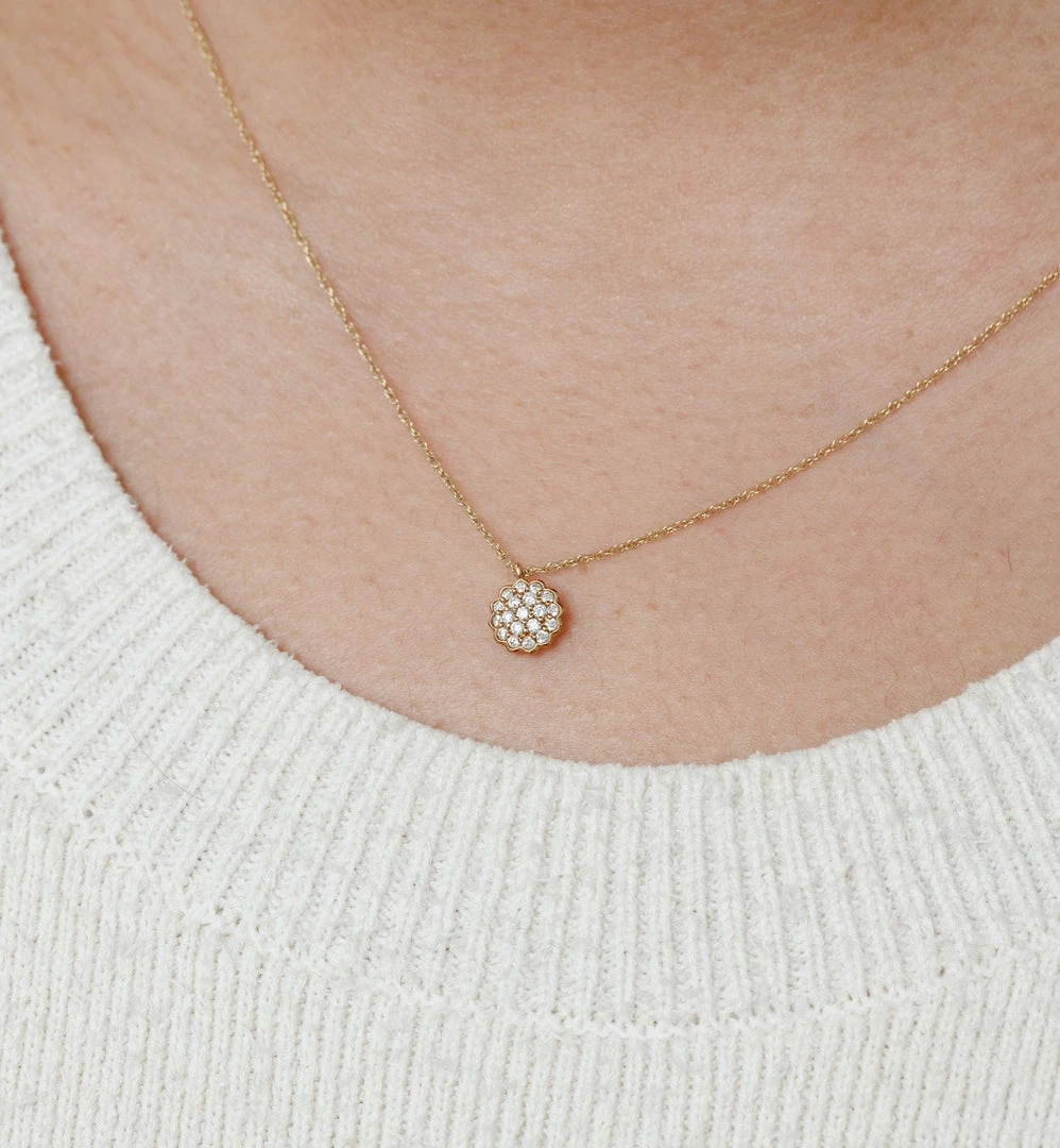 Cadine Jewellery Aster Necklace - 18kt Solid Gold 2 Cadine Jewellery Aster Necklace - 18kt Solid Gold