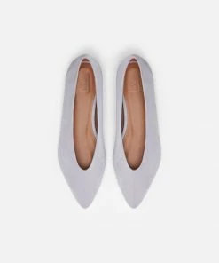 Flattered Uma Flats - Lavender Suede Leather Footwear
