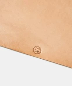 Cadine Desk Blotter Mat - Natural Leather 5 Cadine Desk Blotter Mat - Natural Leather