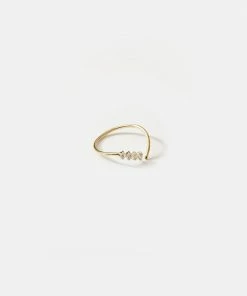 Cadine Garland Ring - 14kt Solid Gold Jewellery