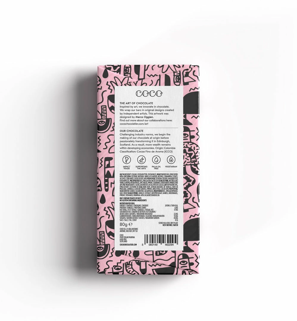 Coco Chocolatier EAT Easter Spice Milk Chocolate Bar 3 Coco Chocolatier EAT Easter Spice Milk Chocolate Bar