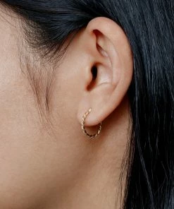 Cadine Vine Earrings - 14kt Solid Gold