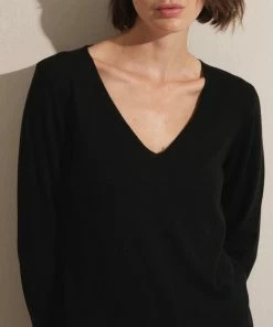 Cadine Sill Sweater - Black