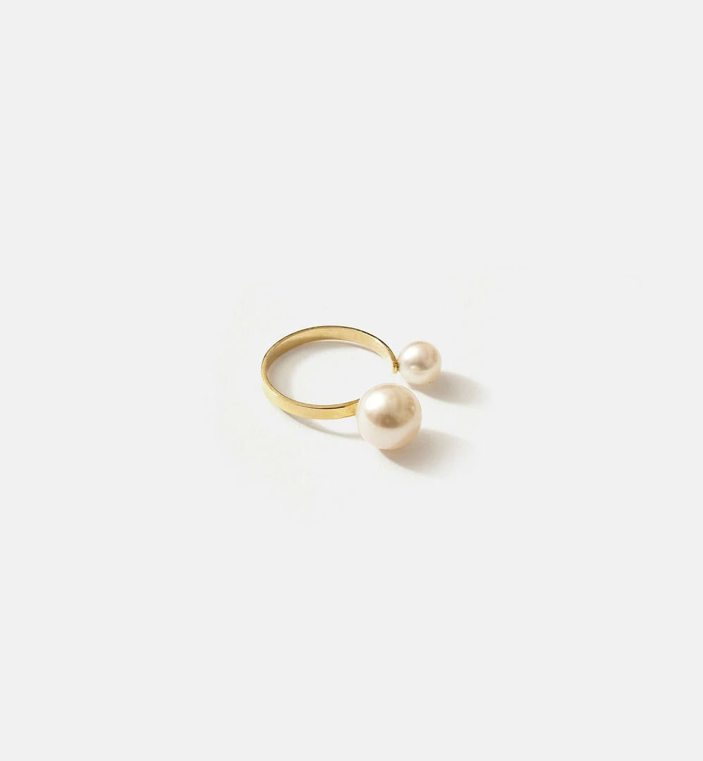 Cadine Jewellery Viburnum Ring - 14kt Solid Gold 1 Cadine Jewellery Viburnum Ring - 14kt Solid Gold