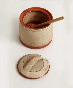 Cadine Home Goods Honey Pot With Dipper