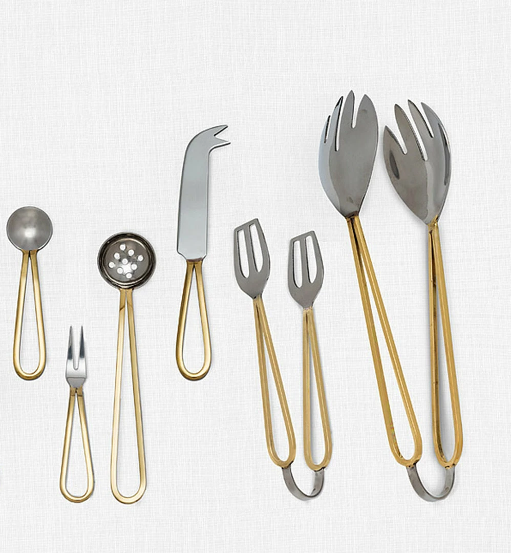 Abbott Home Goods Art Deco Salad Tongs 2 Abbott Home Goods Art Deco Salad Tongs