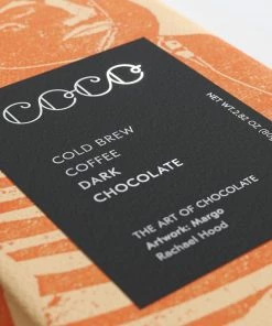 Coco Chocolatier EAT Cold Brew Coffee Dark Chocolate Bar