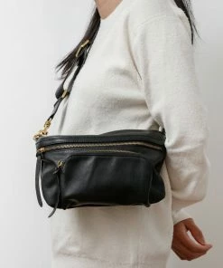 Cadine The Compact Bag - Black Leather