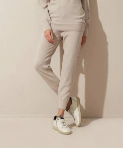 Cadine Clothing Path Knit Pant - Beige Melange