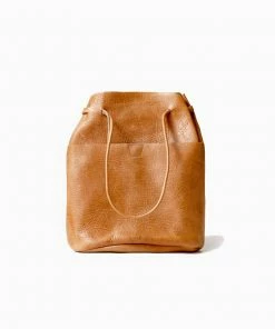Cadine Bags The Bucket Bag - Toffee Leather