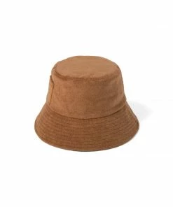 Lack Of Color Wave Bucket Hat - Coffee Terry Clothing