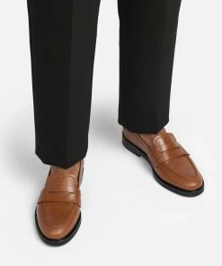 Flattered Footwear Sara Flats - Caramel Leather