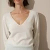 Cadine Niche Sweater - Ivory Clothing
