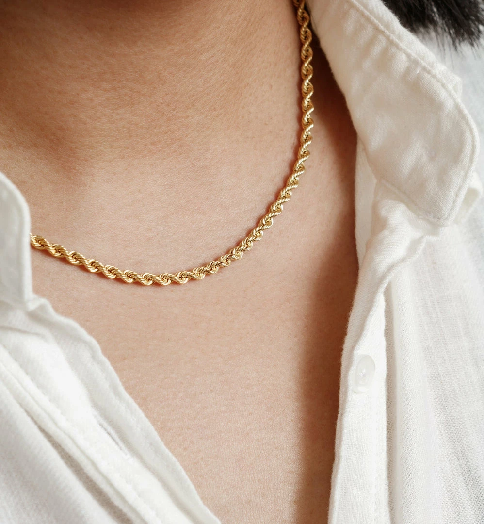 Cadine Jewellery Curio Necklace - 14kt Solid Gold 3 Cadine Jewellery Curio Necklace - 14kt Solid Gold