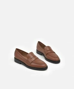 Flattered Footwear Sara Flats - Caramel Leather