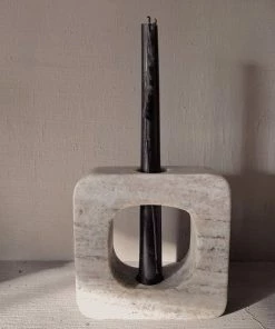 Cadine Home Goods Otto Holder - Greige Marble