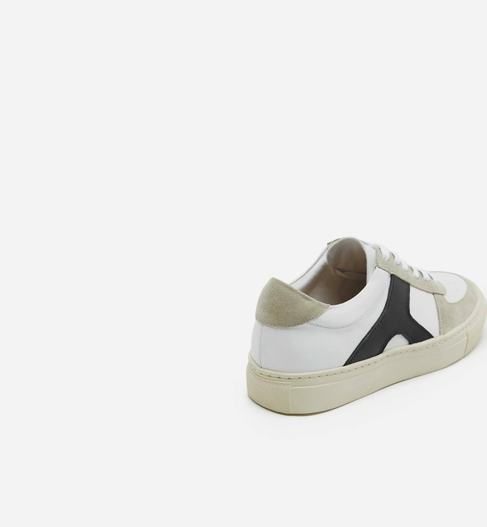 Flattered Solna Sneaker - Sand/Black Leather Footwear 5 Flattered Solna Sneaker - Sand/Black Leather Footwear