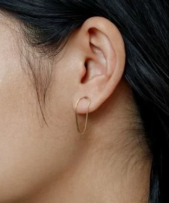 Cadine Jewellery Petal Earrings - 14kt Solid Gold