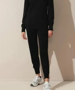 Cadine Clothing Path Knit Pant - Black