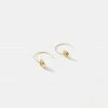 Cadine Lilypad Earrings - 14kt Solid Gold Jewellery