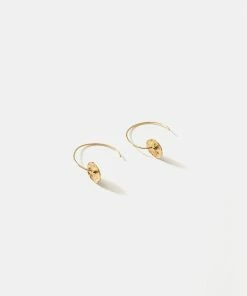 Cadine Lilypad Earrings - 14kt Solid Gold Jewellery