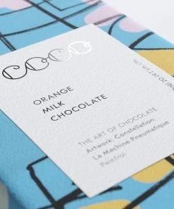 Coco Chocolatier Orange Milk Chocolate Bar