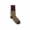 Cadine Footwear Men's Stripe Organic Cotton Sock