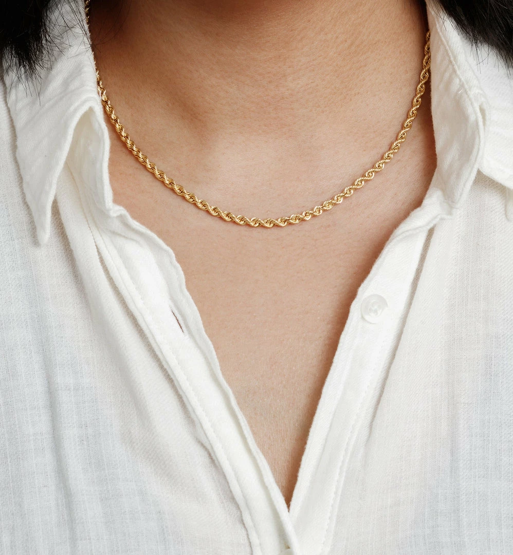 Cadine Jewellery Curio Necklace - 14kt Solid Gold 2 Cadine Jewellery Curio Necklace - 14kt Solid Gold