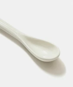 Cadine Handmade Ceramic Spoon - White Home Goods