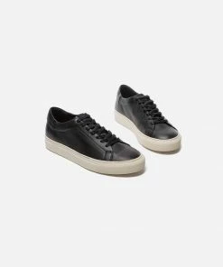 Flattered Stockholm Sneaker - Black Leather