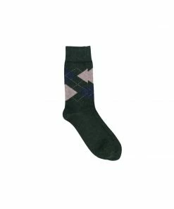 Cadine Footwear Men's Argyle Cotton Sock