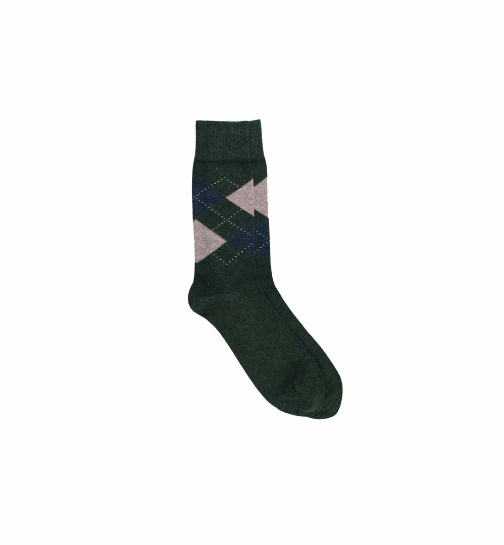 Cadine Footwear Men's Argyle Cotton Sock 1 Cadine Footwear Men's Argyle Cotton Sock