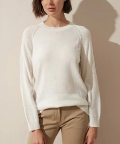 Cadine Clothing Freize Sweater - Ivory