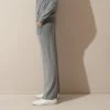 Cadine Pillar Knit Pant - Grey Melange Clothing
