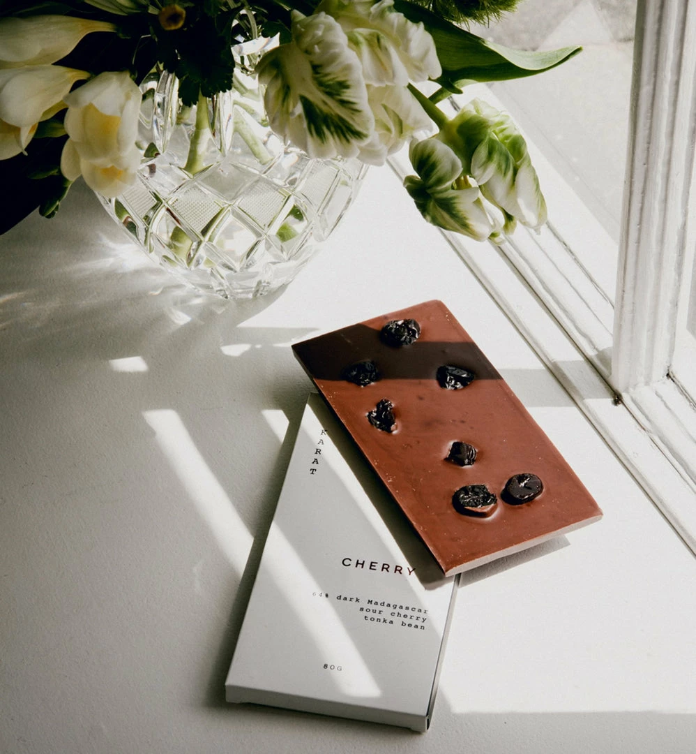 Karat Cherry Dark Chocolate Bar 2 Karat Cherry Dark Chocolate Bar