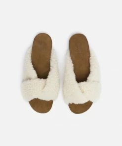 Flattered Lou Sandal - Creme Teddy