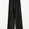 Cadine Pillar Knit Pant - Black Clothing