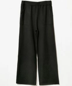Cadine Pillar Knit Pant - Black Clothing