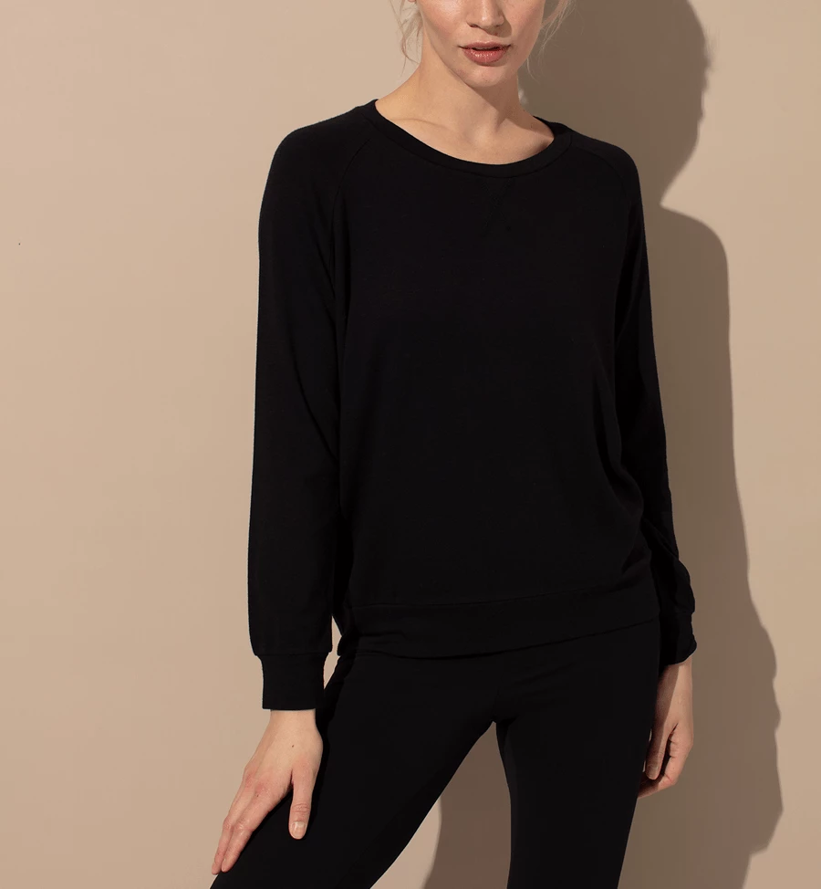 Cadine Portico Sweatshirt - Black Clothing 1 Cadine Portico Sweatshirt - Black Clothing