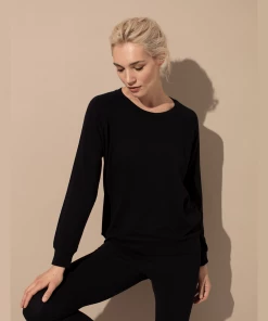Cadine Portico Sweatshirt - Black Clothing