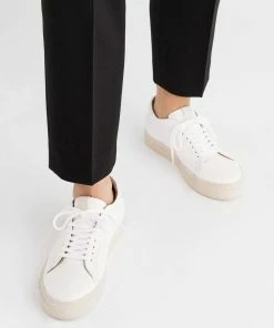 Flattered Stockholm Sneaker - White Leather Footwear